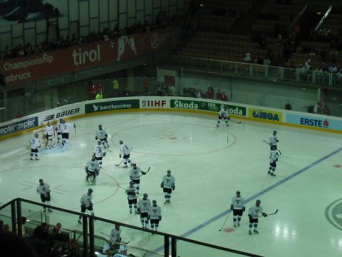 Beim Aufwrmen